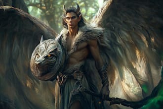 draw a fantasy character art and dnd character party