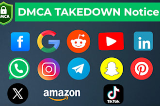 send dmca takedown notice for google reddit onlyfans maps facebook youtube etc