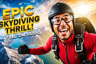 design attractive amazing youtube thumbnail