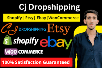 setup cj dropshipping to shopify wordpress etsy ebay store