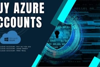 you can buy an azure account with pay as you go from me