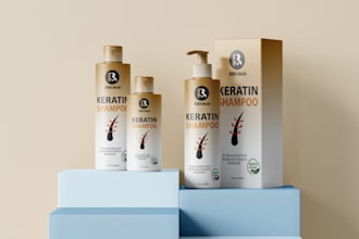 do eye catching skincare cosmetic packaging or label design