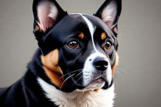 create a realistic portrait of your dog, cat, or pet