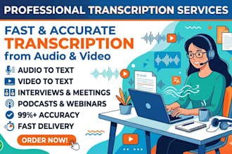 do fast and manual transcription