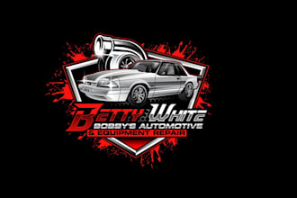 create high quality and beautiful automotive repair logo design