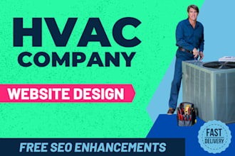 design a hvac website or landing page to generate high converting leads