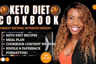 create amazon kdp keto diet cookbook ghostwriting