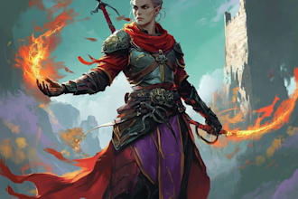 design unique dnd character art for your project