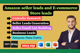 provide amazon seller leads and ecommerce store leads