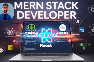 be your full stack mern developer, express react