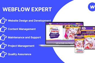create high conversion webflow website