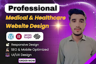 create custom clinic website or healthcare website