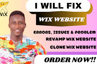 clone wix website, fix wix errors, wix maintenance, connect wix domain