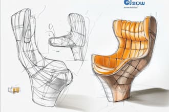 develop industrial and product design concept by sketches