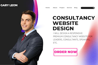 design life coaching website, consulting website for consultants, leaders