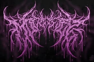 design your black, slamming, brutal, death metal band logo