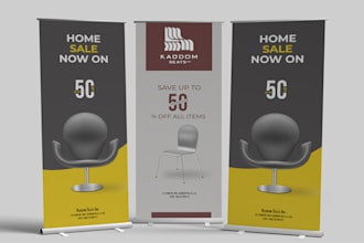 design roll up, retractable, pull up banner for your event