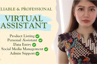 be your reliable professional virtual assistant