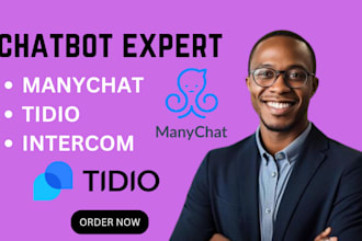 setup intercom chatbot intercom product tours integration fin ai tidio manychat