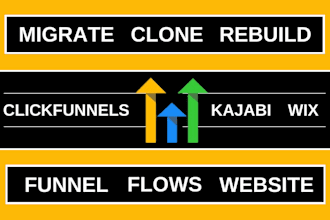 migrate clickfunnels funnel clone kajabi course to gohighlevel ghl wix workflow