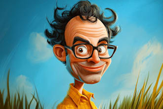 create bighead cartoon caricature from your photo