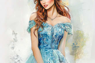 draw fashion illustrations and fashion collections