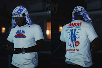 create custom fivem clothing and tattoo packs for your server, custom ped