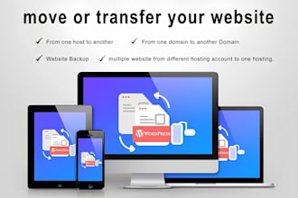 move backup clone or transfer your wordpress website to new hosting