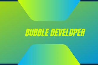 build web application, mobile app, ai integration, api, mvp, saas  on bubble io