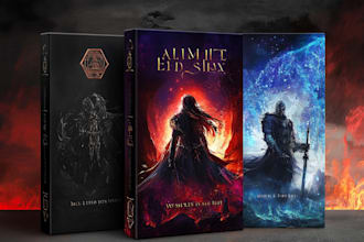 design unique fantasy, sci fi, horror book cover and ebook cover