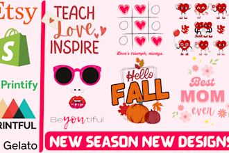 provide trendy christmas tshirt designs bundle for pod and esty pod