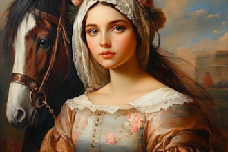 paint renaissance art oil painting portrait