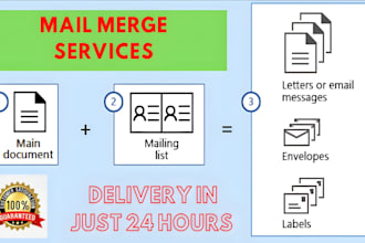do avery mail merge for labels, envelopes, and letters