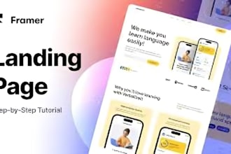 design figma website design framer landing page, framer develop builder