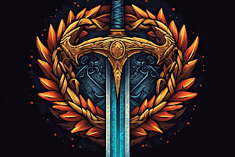 create a custom fantasy, logo design