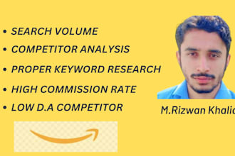 do amazon affiliate niche and proper keyword research
