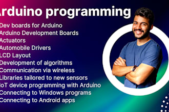 do arduino programming and iot projects for you