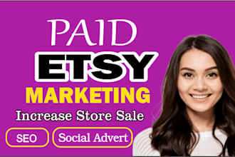 do ecommerce shopify marketing, boost shopify store, etsy promotion
