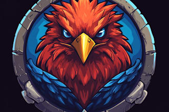 make a custom dnd, fantasy, sci fi, rpg animated game logo