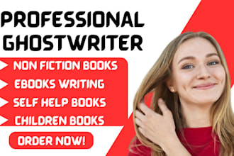 ghostwrite nonfiction ebooks self help ebooks christian ebooks writer amazon kdp
