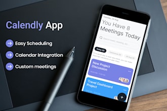 develop a custom scheduling app like calendly