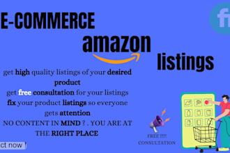 high quality product listing with winning keywords all platforms