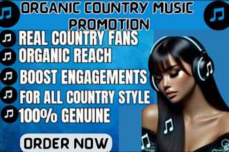 do organic music promotion for country latin indie reggae reggaeton artists