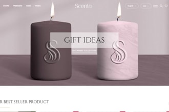 design candle website candle store spiritual product website scented candle stor