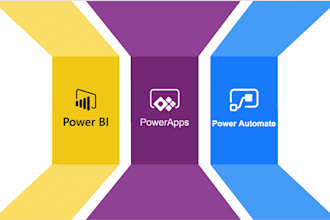 create powerapps and power automate flows with power bi