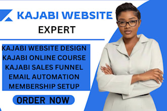 do online course website, kajabi website, podia, kajabi design