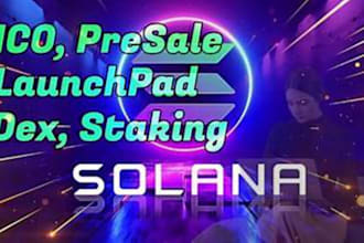 build presale website, fix bugs in your staking website, wallet widget, punp fun