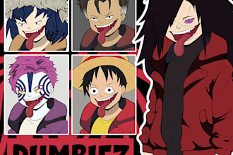 create custom anime nft collection for you