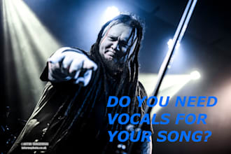 record pro clean and harsh vocals on your metal rock song