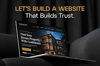 develop a custom real estate website with property listings